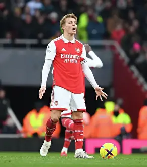Arsenal V AFC Bournemouth 2022-23 Prints: Martin Odegaard and Arsenal Team Celebrate Ben White's Goal Against AFC Bournemouth