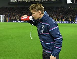 Images Dated 1st January 2023: Martin Odegaard: Arsenal's Readiness Radiates Ahead of Brighton Clash, Premier League 2022-23