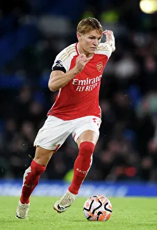 Martin Odegaard Charges Forward: Chelsea vs. Arsenal, Premier League 2023-24