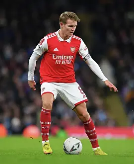 Manchester City V Arsenal 2022-23 Prints: Martin Odegaard Faces Manchester City in FA Cup Battle