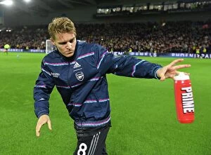 Images Dated 1st January 2023: Martin Odegaard Gears Up: Arsenal vs. Brighton & Hove Albion, Premier League 2022-23