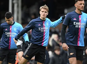 Martin Odegaard Gears Up: Arsenal vs. Fulham, Premier League 2022-23