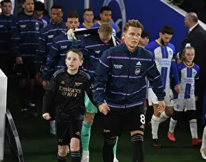 Martin Odegaard Gears Up: Arsenal's Readiness for Battle against Brighton & Hove Albion, Premier League 2022-23