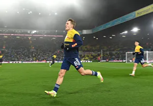 Leeds United V Arsenal 2021-22 Prints: Martin Odegaard Gears Up: Leeds United vs. Arsenal, Premier League 2021-22