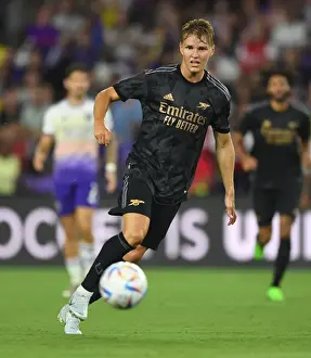 Orlando City SC V Arsenal 2022-23 Prints: Martin Odegaard Leads Arsenal in Pre-Season Clash against Orlando City SC