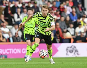 AFC Bournemouth V Arsenal 2023-24 Prints: Martin Odegaard: Midfield Genius Shines in Arsenal's Premier League Triumph over AFC Bournemouth