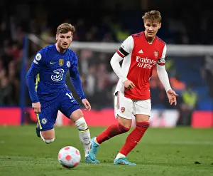 Martin Odegaard Outmaneuvers Timo Werner: Chelsea vs. Arsenal, Premier League 2021-22