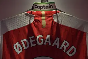 Arsenal V Crystal Palace 2023-24 Prints: Martin Odegaard Prepares for Arsenal Captaincy: Arsenal vs Crystal Palace (2023-24)