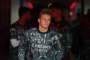 Arsenal V Crystal Palace 2023-24 Prints: Martin Odegaard Prepares: Arsenal vs Crystal Palace, Premier League 2023-24