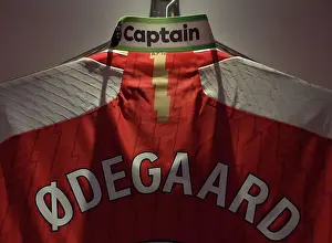 Arsenal V Crystal Palace 2023-24 Prints: Martin Odegaard Readies for Arsenal Captaincy: Arsenal vs Crystal Palace (2023-24)