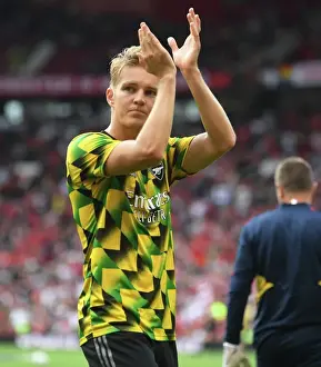 Martin Odegaard Readies for Arsenal's Showdown against Manchester United (2022-23 Premier League)
