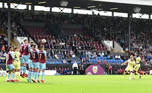 Burnley V Arsenal 2021-22 Prints: Martin Odegaard Scores for Arsenal: Burnley vs Arsenal, Premier League 2021-22