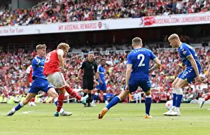 Arsenal V Everton 2021-22 Prints: Martin Odegaard Scores Arsenal's Fifth Goal: Arsenal 5-0 Everton (Premier League 2021-22)