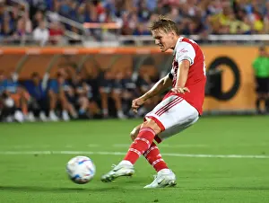 Martin Odegaard Scores Arsenal's Second Goal Against Chelsea in the 2022-23 Florida Cup