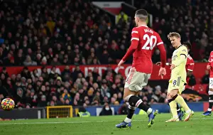 Manchester United V Arsenal 2020-21 Prints: Martin Odegaard Scores Arsenal's Second Goal: Manchester United vs Arsenal