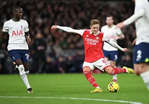 Tottenham Hotspur V Arsenal 2022-23 Prints: Martin Odegaard Scores Arsenal's Second Goal: Tottenham Hotspur vs Arsenal