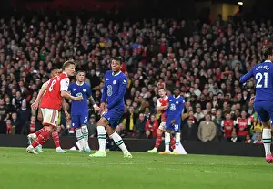 Martin Odegaard Scores First: Arsenal Ahead Against Chelsea in Thrilling 2022-23 Premier League Match