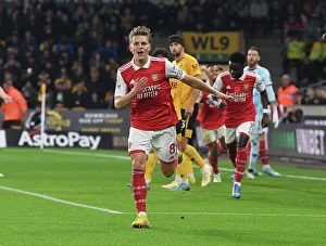 Martin Odegaard Scores First Arsenal Goal: Arsenal Triumph Over Wolverhampton Wanderers in Premier League 2022-23