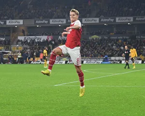 Martin Odegaard Scores First Arsenal Goal: Arsenal's Triumph Over Wolverhampton Wanderers in the 2022-23 Premier League