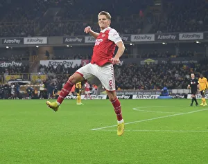 Martin Odegaard Scores First Arsenal Goal: Arsenal Secures Victory Over Wolverhampton Wanderers in Premier League 2022-23