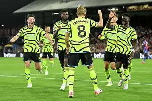 Martin Odegaard Scores First Arsenal Goal: Crystal Palace vs Arsenal, 2023-24 Premier League