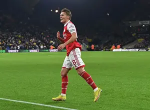 Martin Odegaard Scores First Arsenal Goal: Wolverhampton Wanderers vs. Arsenal FC, Premier League 2022-23