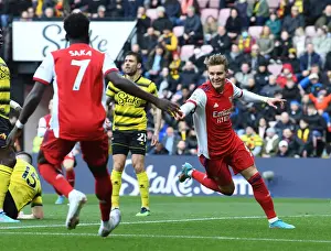 Martin Odegaard Scores First Goal: Watford vs Arsenal, Premier League 2021-22