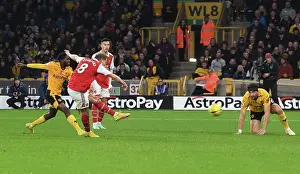 Martin Odegaard Scores the Second: Wolverhampton Wanderers vs. Arsenal FC, Premier League 2022-23