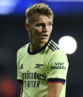 Images Dated 25th August 2021: Martin Odegaard Shines: Arsenal Advances in Carabao Cup with Win Over West Bromwich Albion