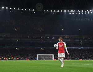Arsenal v RC Lens 2023-24 Collection: Martin Odegaard Shines: Arsenal's Dominant Performance Against RC Lens in Champions League