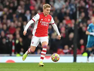 Arsenal V Watford 2021-22 Prints: Martin Odegaard Shines: Arsenal's Dominant Display vs. Watford (2021-22)