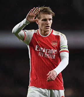 Images Dated 28th December 2023: Martin Odegaard Shines: Arsenal's Dominant Win Against West Ham United (2023-24)