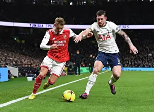 Martin Odegaard vs. Pierre-Emile Hojbjerg: Battle in the Premier League - Tottenham Hotspur vs. Arsenal FC (2022-23)