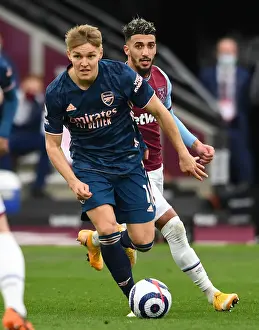 Martin Odegaard vs Said Benrahma: Battle in the Premier League - West Ham United vs Arsenal