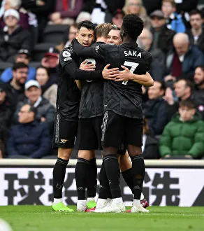 Martin Odegaard's Hat-Trick: Arsenal Thrash Fulham in Premier League Showdown (Fulham v Arsenal 2022-23)