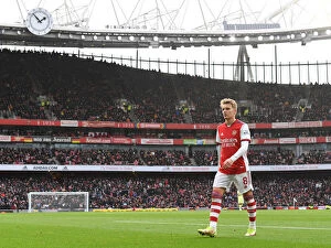 Arsenal v Newcastle United 2021-22 Collection: Martin Odegaard's Star Performance: Arsenal's Commanding Victory Over Newcastle United
