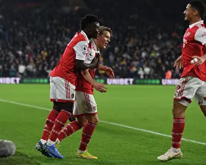 Martin Odegaard's Stunner: Arsenal's Winning Start at Wolverhampton Wanderers (2022-23)