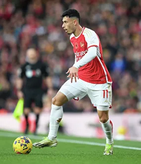 Martinelli in Action: Arsenal vs Burnley, Premier League 2023-24