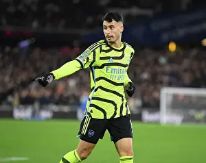 Martinelli in Action: Arsenal vs. West Ham United - Carabao Cup 2023-24
