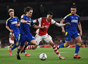 Martinelli Clashes with Wimbledon Duo in Arsenal's Carabao Cup Battle