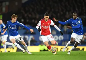 Everton V Arsenal 2020-21 Prints: Martinelli Faces Off Against Gordon and Doucoure: Everton vs Arsenal