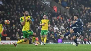 Norwich City V Arsenal 2021-22 Prints: Martinelli Faces Off Against Kabal: Norwich City vs Arsenal, Premier League Clash