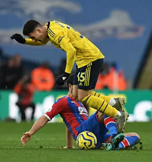 Images Dated 11th January 2020: Martinelli Foul: Arsenal vs Crystal Palace, Premier League 2019-20