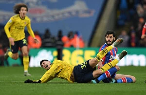 Images Dated 11th January 2020: Martinelli Foul: Crystal Palace vs. Arsenal, Premier League 2019-20