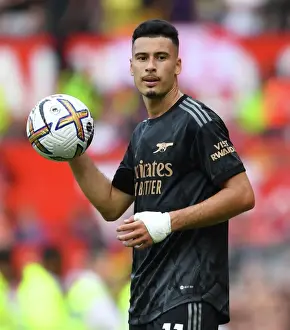 Manchester United V Arsenal 2022-23 Prints: Martinelli Makes His Mark: Arsenal's Young Star Shines in Premier League Debut Against Manchester United