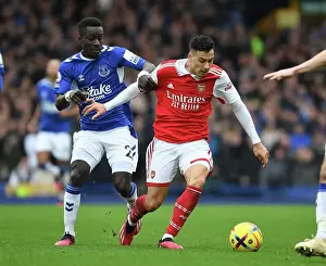 Martinelli Outsmarts Gueye: Premier League Clash Between Arsenal and Everton (2022-23)