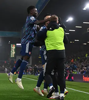 Martinelli, Saka, and Smith Rowe: Celebrating Arsenal's Win Against Leeds United (December 2021)