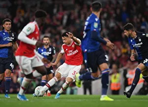 Arsenal V Nottingham Forest Carabao Cup 3rd Rd 2019-20 Prints: Martinelli Scores Fifth: Arsenal Crushes Nottingham Forest in Carabao Cup