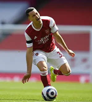 Martinelli Shines: Arsenal's Empty Emirates Victory over Fulham (2020-21) - Gabriel's Standout Performance
