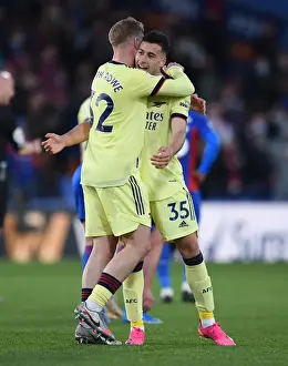 Martinelli and Smith Rowe Celebrate Arsenal's Winning Goals vs Crystal Palace (2020-21)